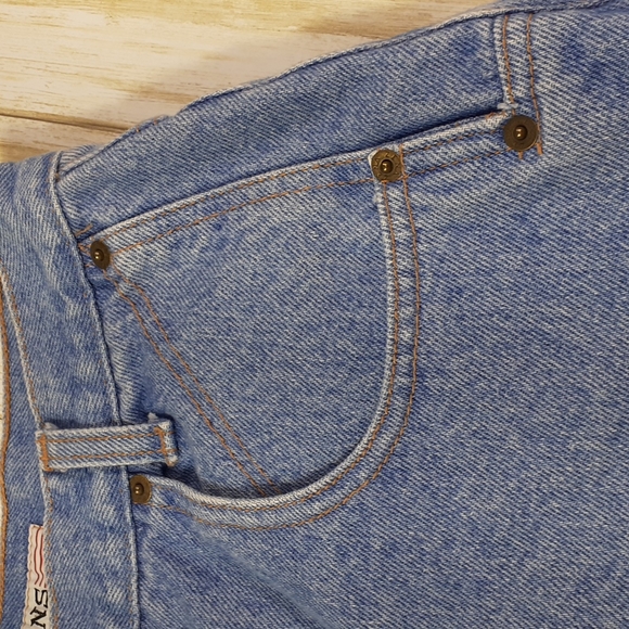 Vintage Zena High Rise Jean Shorts Size 18 Missy - Picture 5 of 13